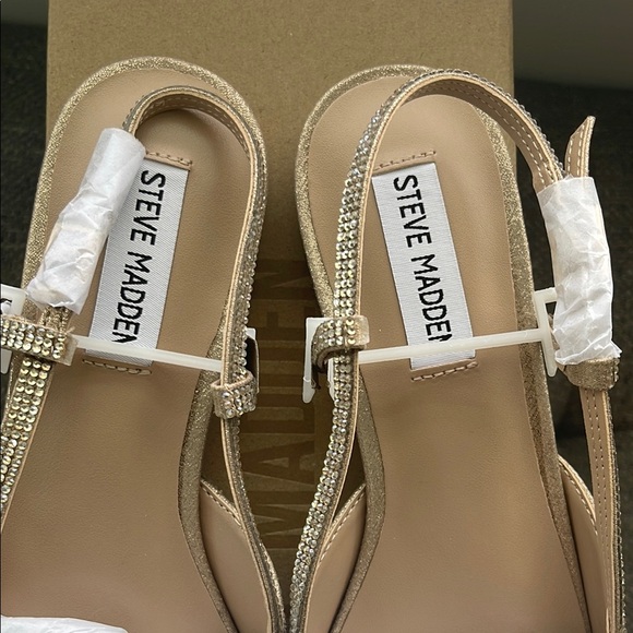 Steve Madden Belinda-R Embellished Slingback Flats Size 7 - Picture 5 of 6